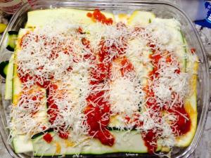double squash lasagna prep 2
